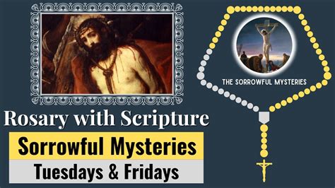Mar 26, 2017 · 0:00 Apostles creed & the beginning1:57 1st sorrowful mystery- The Agony of Jesus in the garden4:44 2nd sorrowful mystery -The scourging of Jesus at the pill... 